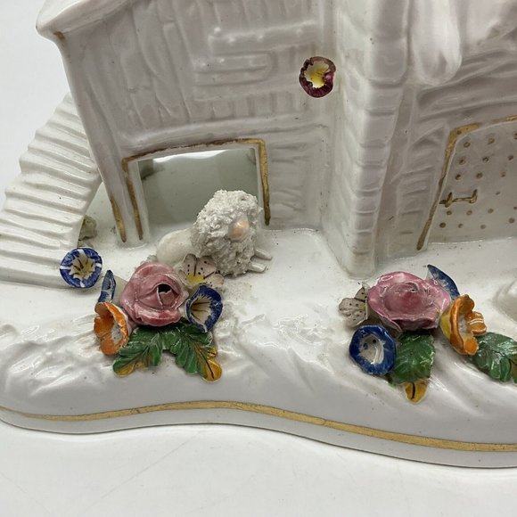 Coalport Vintage Porcelain Cottage Burner 7" Tall MCM Collectible  288 - Picture 9 of 16